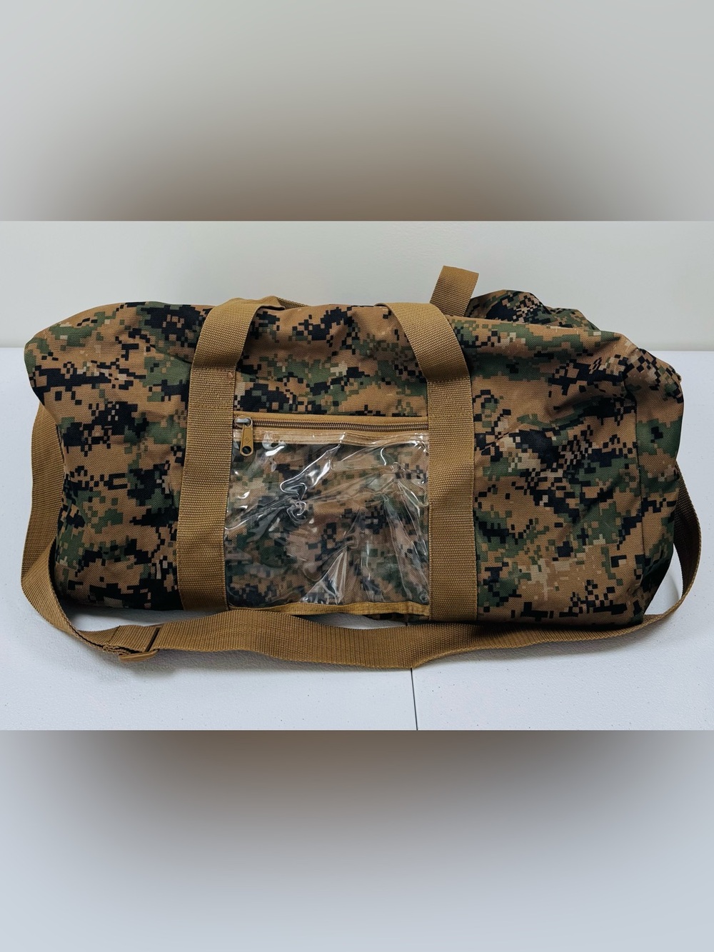 Mercury Luggage Small Duffle Bag Digital Camo Military Style Travel Gym Overnigh